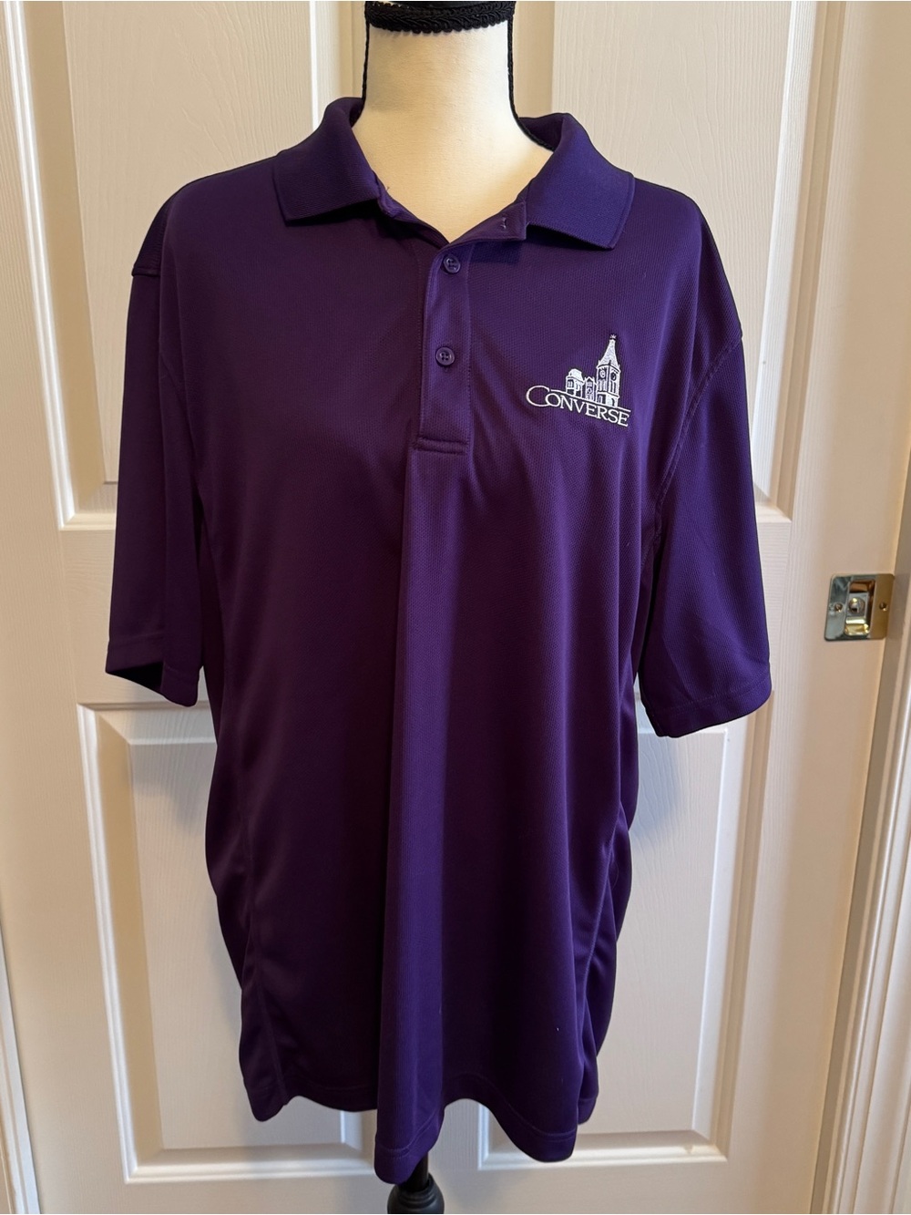 Converse University Men’s Purple Polo Shirt - Classic Logo